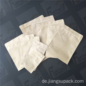 Kraftpapier-Zip-Verschluss-Tasche Kraftpapier-Tasche